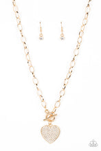 Load image into Gallery viewer, Paparazzi If You LUST - Gold Necklace
