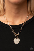 Load image into Gallery viewer, Paparazzi If You LUST - Gold Necklace
