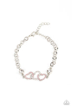 Load image into Gallery viewer, Paparazzi Desirable Dazzle - Pink Bracelet
