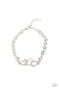 Paparazzi Desirable Dazzle - Pink Bracelet