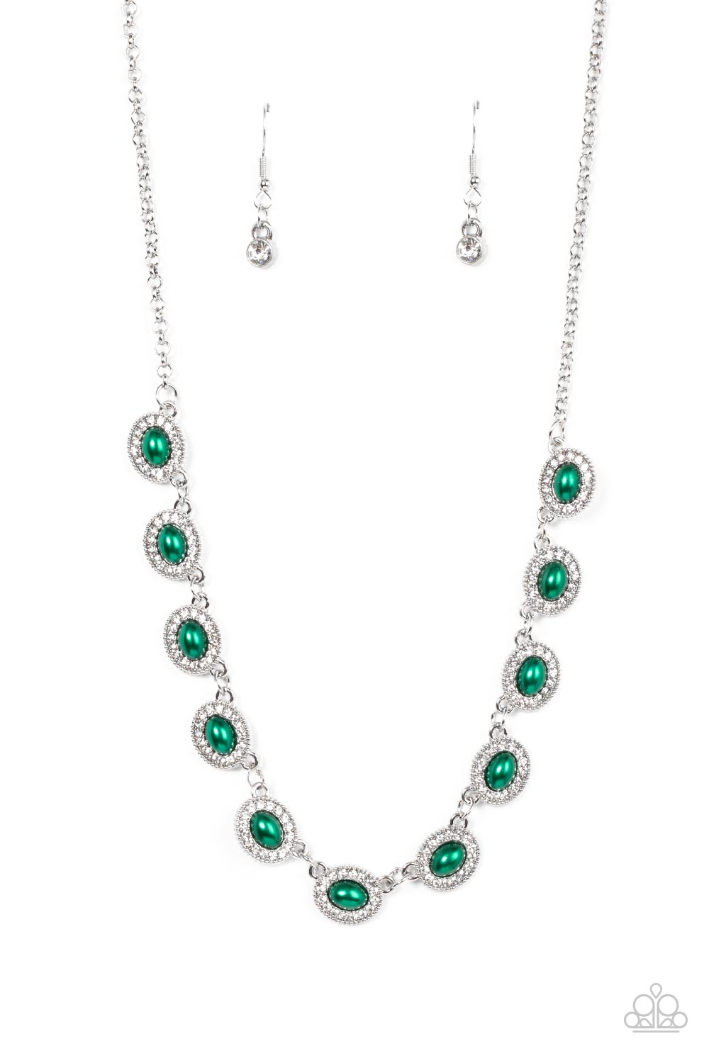 Paparazzi Modest Masterpiece - Green Necklace