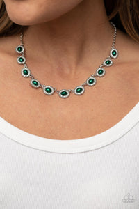 Paparazzi Modest Masterpiece - Green Necklace