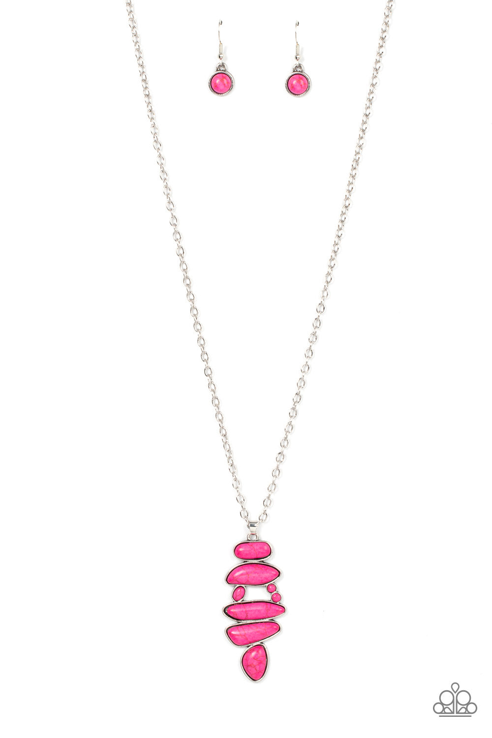 Paparazzi Mojave Mountaineer - Pink Necklace