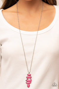 Paparazzi Mojave Mountaineer - Pink Necklace