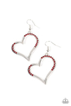 Load image into Gallery viewer, Paparazzi Tenderhearted Twinkle - Red Earring
