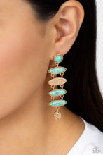 Load image into Gallery viewer, Paparazzi Rustic Reverie - Blue Earrings
