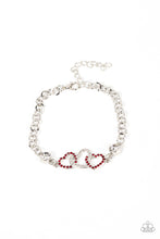Load image into Gallery viewer, Paparazzi Desirable Dazzle - Red Bracelet
