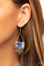 Load image into Gallery viewer, Paparazzi Riverbed Bounty - Blue Earrings
