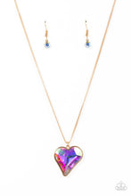Load image into Gallery viewer, Paparazzi Lockdown My Heart - Gold Necklace

