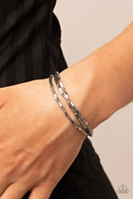 Load image into Gallery viewer, Paparazzi Block Bash - Silver Bracelet
