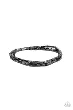 Load image into Gallery viewer, Paparazzi Block Bash - Black Bracelet
