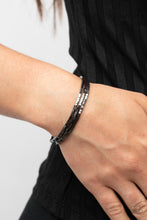 Load image into Gallery viewer, Paparazzi Block Bash - Black Bracelet
