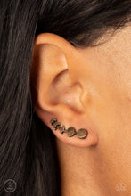 Load image into Gallery viewer, Paparazzi Its Just a Phase - Brass Earring
