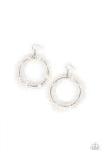 Load image into Gallery viewer, Paparazzi Ocean Surf - White Earrings
