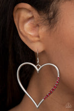 Load image into Gallery viewer, Paparazzi Bewitched Kiss - Red Earring
