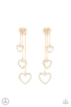 Load image into Gallery viewer, Paparazzi Falling In Love - Gold Earring
