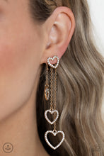 Load image into Gallery viewer, Paparazzi Falling In Love - Gold Earring
