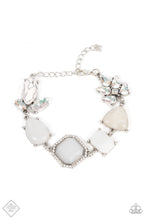 Load image into Gallery viewer, Paparazzi Grounding Glamour - White Bracelet
