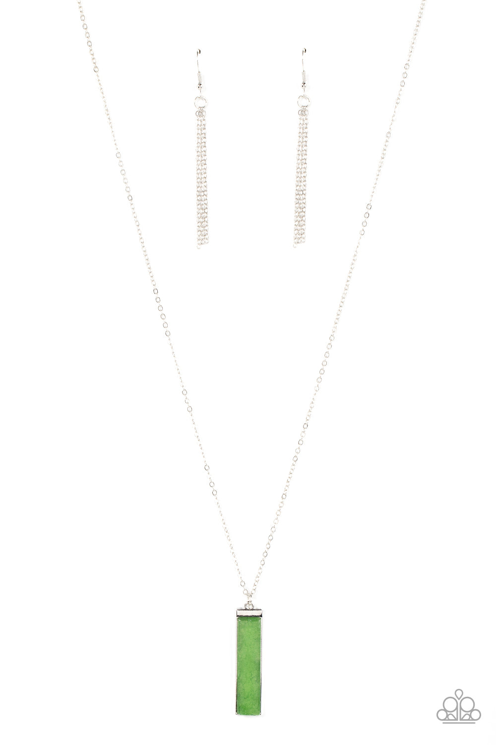 Paparazzi Set in GEMSTONE - Green Necklace