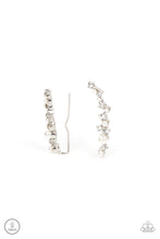Load image into Gallery viewer, Paparazzi Couture Crawl - White Earring
