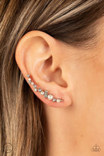 Load image into Gallery viewer, Paparazzi Couture Crawl - White Earring
