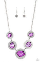 Load image into Gallery viewer, Paparazzi Raw Charisma - Purple Necklace
