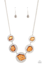Load image into Gallery viewer, Paparazzi Raw Charisma - Orange Necklace
