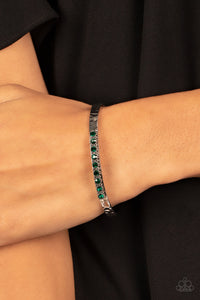 Paparazzi Gives Me the SHIMMERS - Green Bracelet
