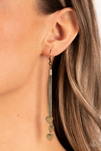 Load image into Gallery viewer, Paparazzi Higher Love - Brass Earring
