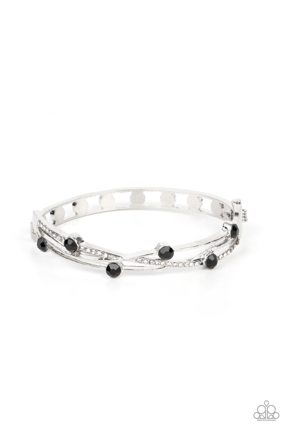Paparazzi Slammin Sparkle - Black Bracelet