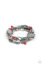 Load image into Gallery viewer, Paparazzi Western Quest - Red Bracelet
