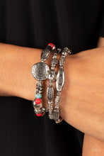 Load image into Gallery viewer, Paparazzi Western Quest - Red Bracelet
