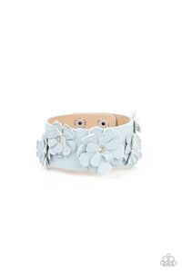 Paparazzi What Do You Pro-POSIES - Blue Bracelet