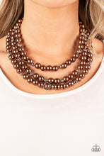 Load image into Gallery viewer, Paparazzi Needs No Introduction - Brown Necklace
