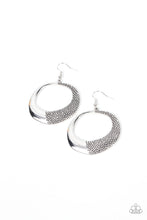 Load image into Gallery viewer, Paparazzi Downtown Jungle - Silver Earrings
