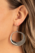 Load image into Gallery viewer, Paparazzi Downtown Jungle - Silver Earrings
