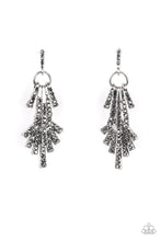 Load image into Gallery viewer, Paparazzi Fan of Glam - Silver Earring
