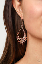 Load image into Gallery viewer, Paparazzi Sentimental Setting - Rose Gold Earring
