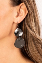 Load image into Gallery viewer, Paparazzi Bait and Switch - Black Earrings
