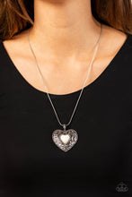 Load image into Gallery viewer, Paparazzi Wholeheartedly Whimsical - White Necklace
