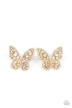 Load image into Gallery viewer, Paparazzi Smooth Like FLUTTER - Gold Earring
