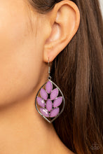 Load image into Gallery viewer, Paparazzi Glacial Glades - Purple Earring
