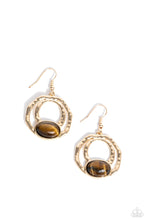 Load image into Gallery viewer, Paparazzi Terrestrial Retreat - Brown Earrings
