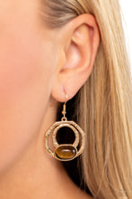 Load image into Gallery viewer, Paparazzi Terrestrial Retreat - Brown Earrings
