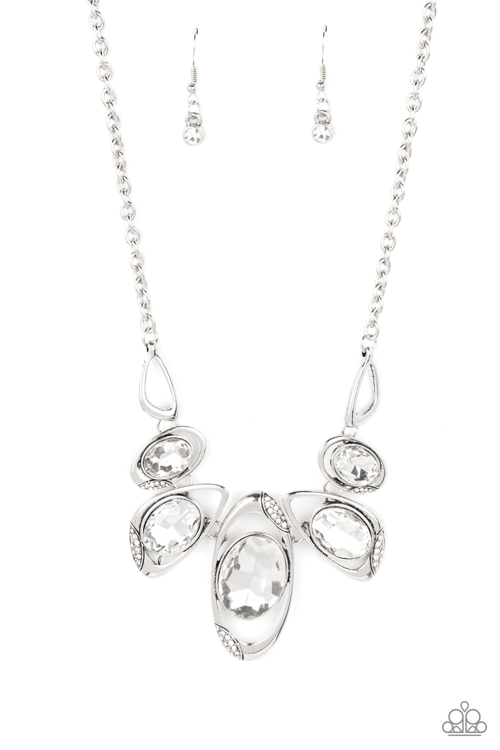 Paparazzi Hypnotic Twinkle - White Necklace