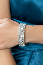 Load image into Gallery viewer, Paparazzi Full Body Chills - White Bracelet
