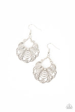 Load image into Gallery viewer, Paparazzi Frilly Finesse - Silver Earrings
