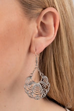 Load image into Gallery viewer, Paparazzi Frilly Finesse - Silver Earrings
