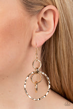 Load image into Gallery viewer, Paparazzi Twisted Temptation - Gold Earrings

