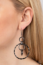 Load image into Gallery viewer, Paparazzi Twisted Temptation - Black Earrings
